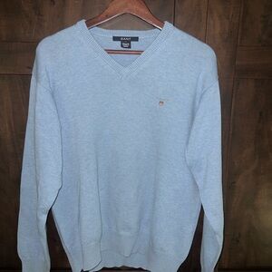 GANT Men's Light Blue Sweater